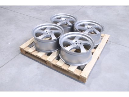 Set of JR15 19x8,5 ET40 4x108 Gloss Silver (PCD 4x108, ET 40)