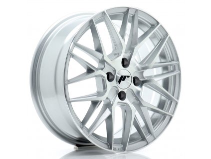 Alu kola Japan Racing JR28 16x7 ET25 4x100 Silver Machined Face