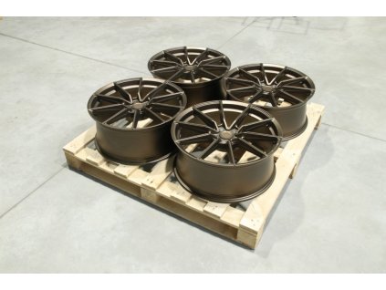 Set of SL02 20x8,5 ET35 5x112 Matt Bronze (PCD 5x112, ET 35)