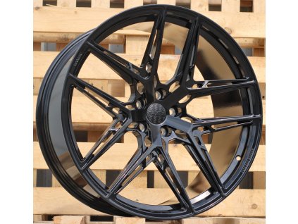 Alu kola HAXER (HXF01) 22x10.5 5X112 ET 30 66.6 černé