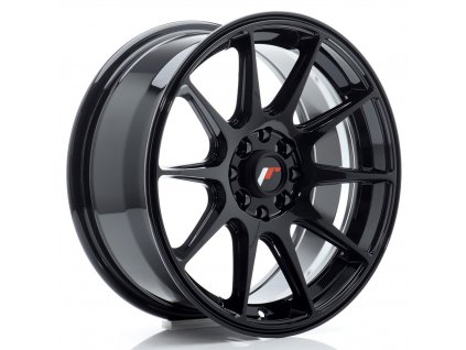 Alu kola Japan Racing JR11 16x7 ET30 4x100/114 Gloss Black (PCD 4x100, ET 30)
