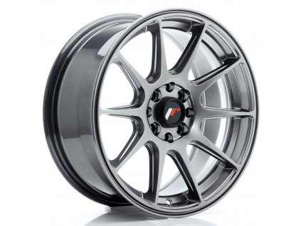 Alu kola Japan Racing JR11 16x7 ET30 4x100/114 Hyper Black (PCD 4x100, ET 30)
