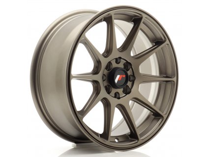 Alu kola Japan Racing JR11 16x7 ET25 4x100/108 Matt Bronze (PCD 4x100, ET 25)