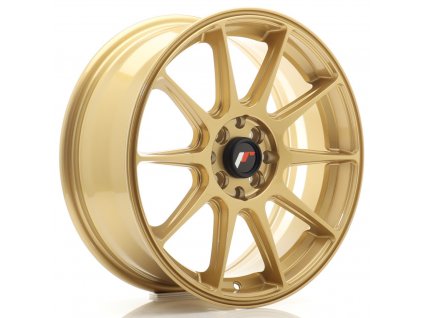 Alu kola Japan Racing JR11 17x7 ET35 4x100/114,3 Gold (PCD 4x100, ET 35, Rozměr 17x7)