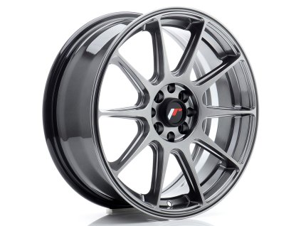 Alu kola Japan Racing JR11 17x7 ET35 4x100/114,3 Hyper Black (PCD 4x100, ET 35, Rozměr 17x7)