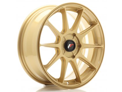 Alu kola Japan Racing JR11 17x7 ET20-38 5H BLANK Gold (PCD 5x98, ET 20, Rozměr 17x7)