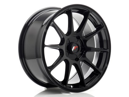 Alu kola Japan Racing JR11 17x8 ET20-35 5H BLANK Gloss Black (PCD 5x98, ET 20, Rozměr 17x8)