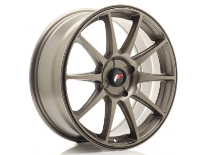 Alu kola Japan Racing JR11 18x7,5 ET20-40 4H BLANK Matt Bronze (PCD 4x100, ET 20)