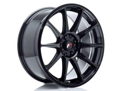 Alu kola Japan Racing JR11 18x8,5 ET30 4x108/114,3 Gloss Black (PCD 4x108, ET 30)
