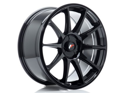 Alu kola Japan Racing JR11 18x8,5 ET20-40 4H Blank Gloss Black