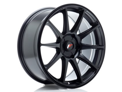 Alu kola Japan Racing JR11 18x8,5 ET20-40 5H BLANK Matt Black (PCD 5x100, ET 20)