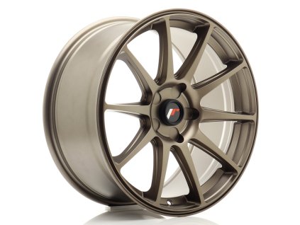 Alu kola Japan Racing JR11 18x8,5 ET20-40 5H BLANK Matt Bronze (PCD 5x100, ET 20)