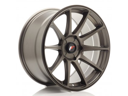 Alu kola Japan Racing JR11 18x9,5 ET20-30 5H BLANK Matt Bronze (PCD 5x100, ET 20)
