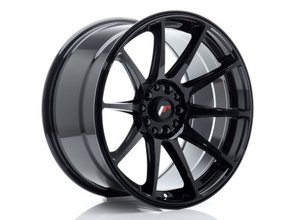 Alu kola Japan Racing JR11 18x9,5 ET30 5x100/108 Gloss Black (PCD 5x100, ET 30)