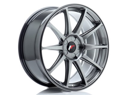 Alu kola Japan Racing JR11 19x8,5 ET20-42 5H BLANK Hyper Black (PCD 5x100, ET 20)