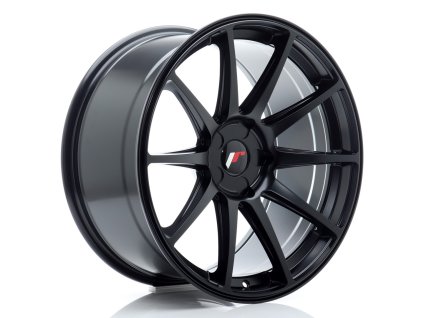 Alu kola Japan Racing JR11 19x9,5 ET15-35 5H BLANK Matt Black (PCD 5x100, ET 15)