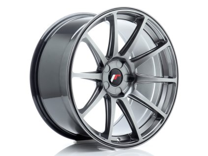 Alu kola Japan Racing JR11 19x9,5 ET15-35 5H BLANK Hyper Black (PCD 5x100, ET 15)