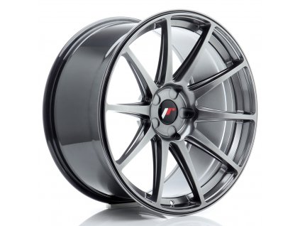 Alu kola Japan Racing JR11 20x10 ET20-40 5H BLANK Hyper Black (PCD 5x108, ET 20)