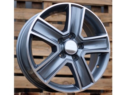 Alu kola design Mercedes (BK473) 15x6.5 5x130 ET 50 84.1 stříbrné