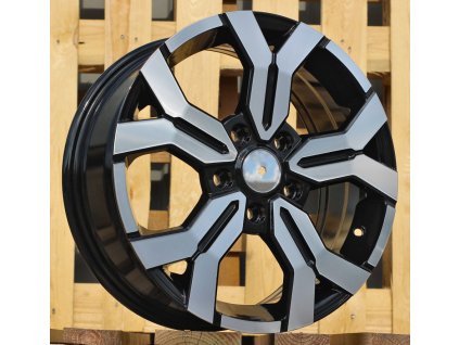 Alu kola design Dacia (B1110) 16x6.5 4x100 ET 40 60.1 černé