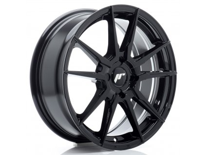 Alu kola Japan Racing JR21 17x7 ET20-40 4H BLANK Gloss Black