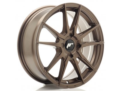 Alu kola Japan Racing JR21 17x7 ET20-40 4H BLANK Matt Bronze (PCD 4x100, ET 20, Rozměr 17x7)