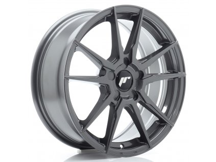 Alu kola Japan Racing JR21 17x7 ET20-40 5H BLANK Hyper Gray (PCD 5x100, ET 20, Rozměr 17x7)