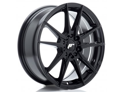 Alu kola Japan Racing JR21 17x7 ET25 4x100/108 Gloss Black (PCD 4x100, ET 25, Rozměr 17x7)
