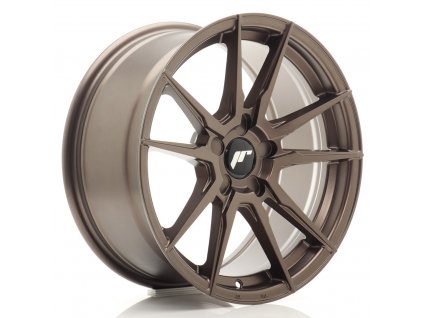 Alu kola Japan Racing JR21 17x8 ET20-35 5H BLANK Matt Bronze (PCD 5x100, ET 20, Rozměr 17x8)