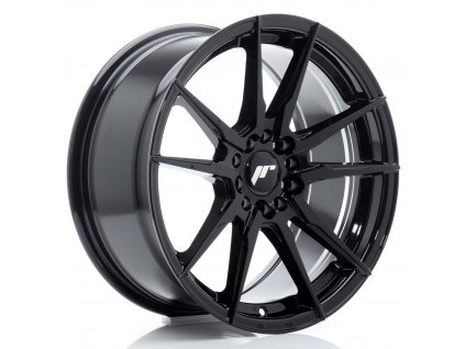 Alu kola Japan Racing JR21 17x8 ET35 5x108/112 Gloss Black (PCD 5x108, ET 35, Rozměr 17x8)