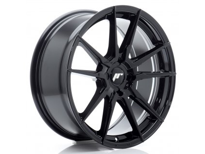 Alu kola Japan Racing JR21 18x8 ET20-40 4H BLANK Gloss Black (PCD 4x100, ET 20)