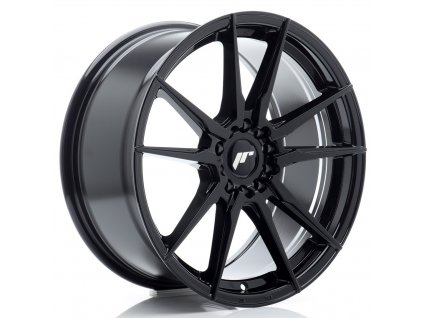 Alu kola Japan Racing JR21 18x8,5 ET45 5x112/114 Gloss Black (PCD 5x112, ET 45)