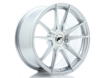 Alu kola Japan Racing JR21 18x8,5 ET20-45 BLANK Silver Machined Face (PCD 4x100, ET 20)