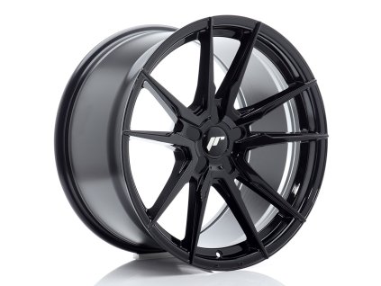 Alu kola Japan Racing JR21 19x10 ET20-51 5H BLANK Gloss Black (PCD 5x100, ET 20)