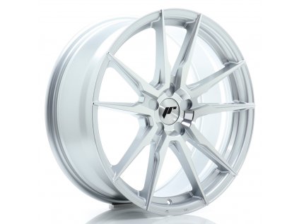 Alu kola Japan Racing JR21 19x8 ET20-40 5H BLANK Silver Machined Face (PCD 5x100, ET 20)