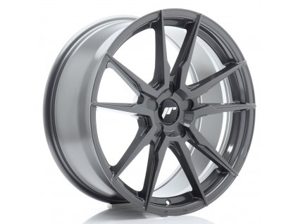 Alu kola Japan Racing JR21 19x8,5 ET20-45 5H BLANK Hyper Gray (PCD 5x100, ET 20)