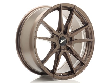 Alu kola Japan Racing JR21 19x8,5 ET20-45 5H BLANK Matt Bronze (PCD 5x100, ET 20)