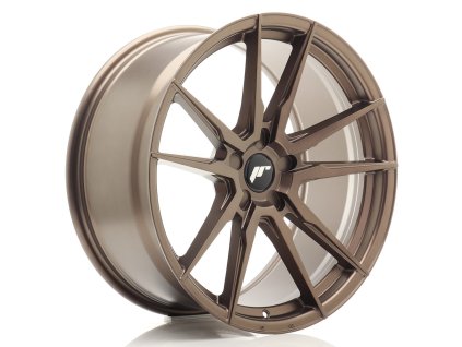 Alu kola Japan Racing JR21 20x10 ET20-48 5H BLANK Matt Bronze (PCD 5x108, ET 20)