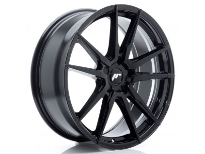 Alu kola Japan Racing JR21 20x8 ET20-40 5H BLANK Gloss Black (PCD 5x108, ET 20)