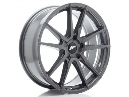 Alu kola Japan Racing JR21 20x8 ET20-40 5H BLANK Hyper Gray (PCD 5x108, ET 20)