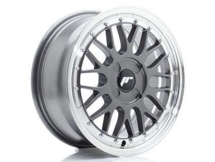 Alu kola Japan Racing JR23 16x7 ET20-45 4H BLANK Hyper Gray w/ Machined Lip (PCD 4x98, ET 20)