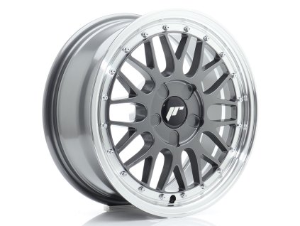 Alu kola Japan Racing JR23 16x7 ET20-45 5H BLANK Hyper Gray w/ Machined Lip (PCD 5x100, ET 20)