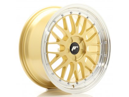 Alu kola Japan Racing JR23 18x8 ET20-42 5H BLANK Gold w/ Machined Lip (PCD 5x100, ET 20)