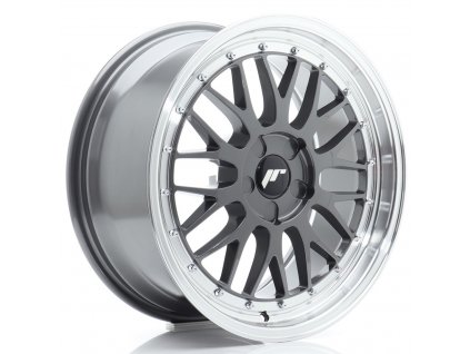 Alu kola Japan Racing JR23 18x8 ET20-42 5H BLANK Hyper Gray w/ Machined Lip (PCD 5x100, ET 20)