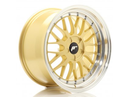 Alu kola Japan Racing JR23 18x9,5 ET20-48 5H BLANK Gold w/ Machined Lip (PCD 5x100, ET 20)