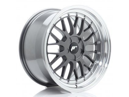 Alu kola Japan Racing JR23 18x9,5 ET20-48 5H BLANK Hyper Gray w/ Machined Lip (PCD 5x100, ET 20)