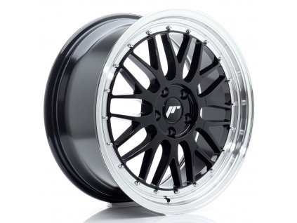 Alu kola Japan Racing JR23 19x8,5 ET45 5x112 Gloss Black w/ Machined Lip (PCD 5x112, ET 45)