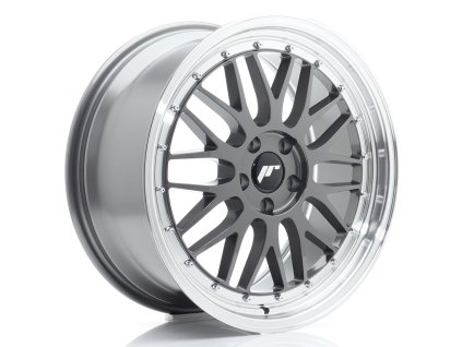 Alu kola Japan Racing JR23 19x8,5 ET45 5x112 Hyper Gray w/ Machined Lip (PCD 5x112, ET 45)