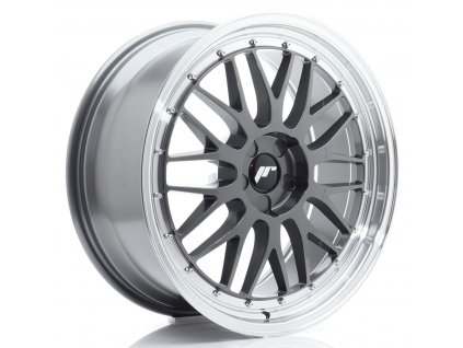 Alu kola Japan Racing JR23 20x8 ET20-40 5H BLANK Hyper Gray w/ Machined Lip (PCD 5x108, ET 20)