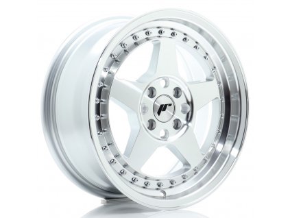 Alu kola Japan Racing JR6 16x7 ET35 4x100 Silver Machined Face (PCD 4x100, ET 35)